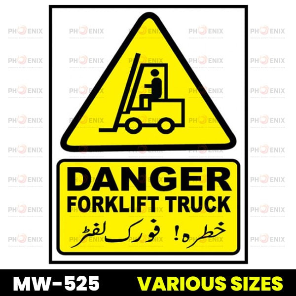 Danger Forklift Truck Sign