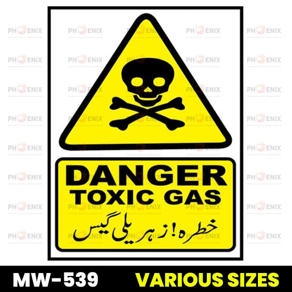 Danger Toxic Gas Sign