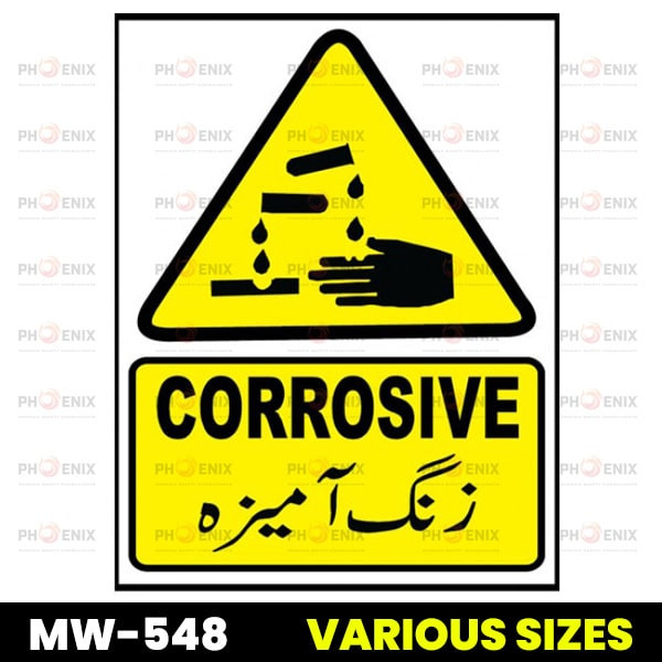 Corrosive Sign