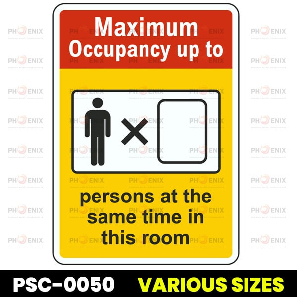 Number of Guests Sign