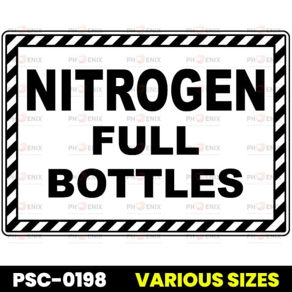 Nitrogen Full Bottles Sign